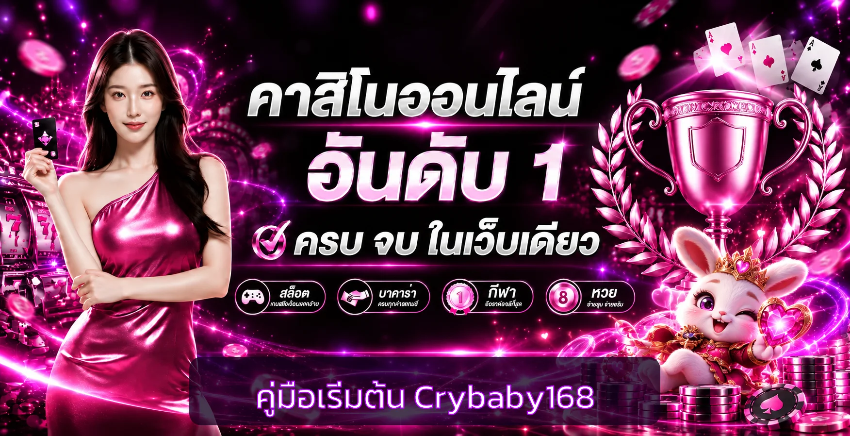 Crybaby168 คู่มือมือใหม่ สมัคร เล่น และจัดงบ